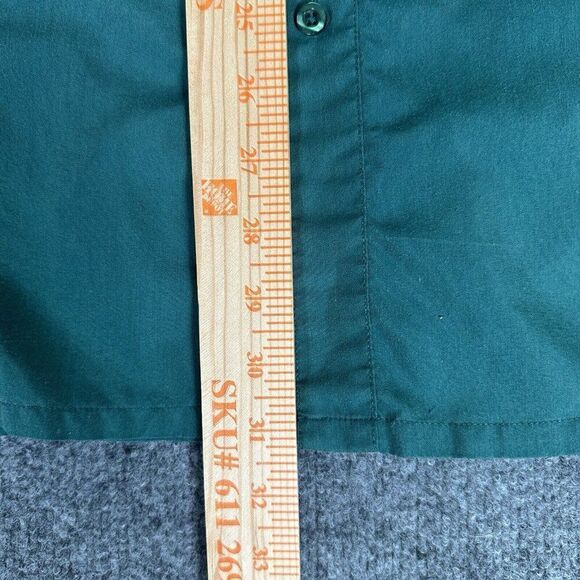 Haband Shirt Mens XL Green Button Up Short Sleeve Pocket Casual Extra Large Adul - Picture 6 of 6
